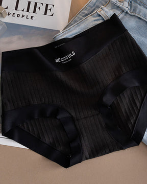 Calcinha de algodão sem costura antibacteriana - [Kit com 5 unidades] + Frete Grátis