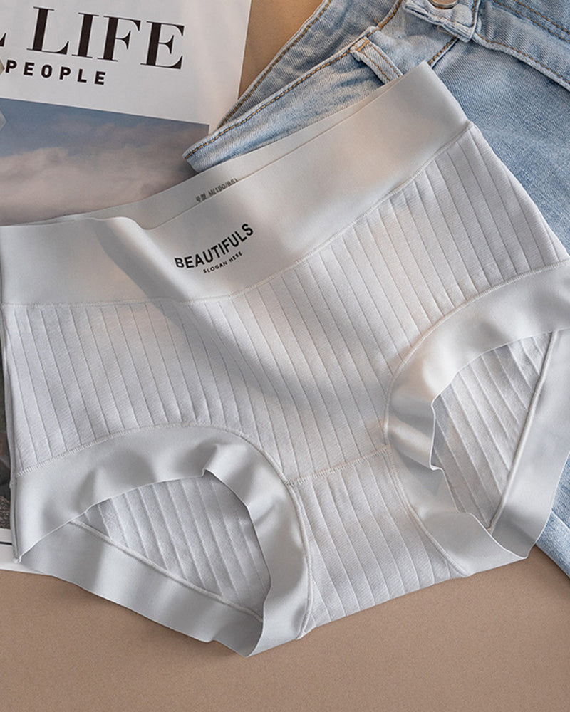 Calcinha de algodão sem costura antibacteriana - [Kit com 5 unidades] + Frete Grátis