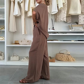 Conjunto Duna™ em Malha Modal Premium om Caimento Solto / Minimalismo Versátil para Todas as Ocasiões!