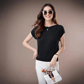 [Queima de Estoque🔥] Compre 1 Leve 5 Blusinhas Lux™ em Malha Viscoelástica (Somente HOJE!)