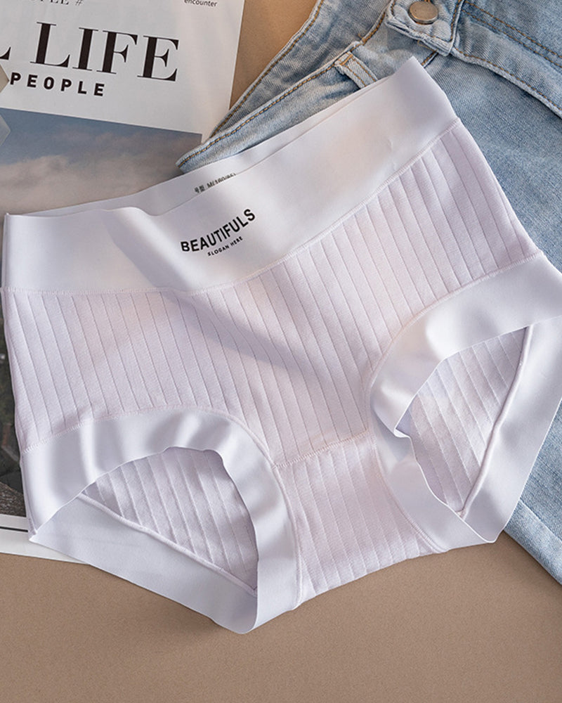 Calcinha de algodão sem costura antibacteriana - [Kit com 5 unidades] + Frete Grátis